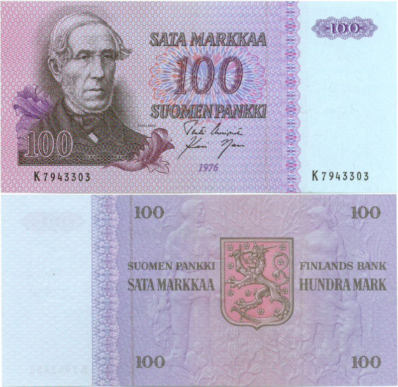 100 Markkaa 1976 K7943303
